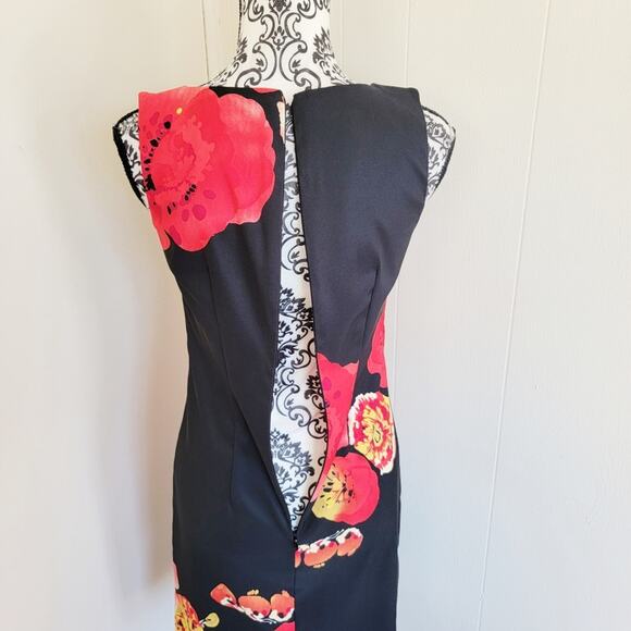 AB Studio Floral Print Mini Sheath Dress - Picture 3 of 4
